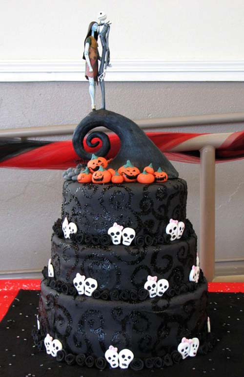 Nightmare Before Christmas Cake Designs