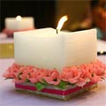 wedding candle centerpiece