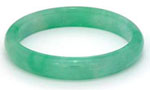 Green jade bangle.