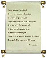 wedding anniversary poem of paper scroll
