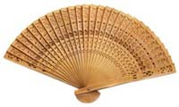 5th year anniversary gift wooden fan