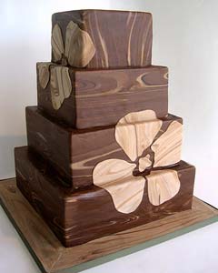 square wedding cakes