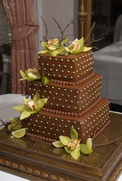 square wedding cakes