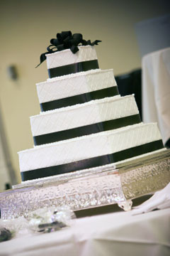 square wedding cakes