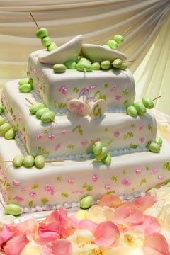 square wedding cakes