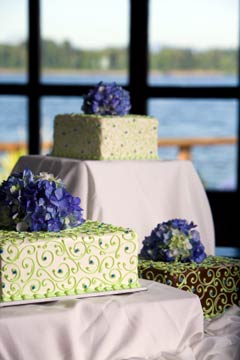 square wedding cakes