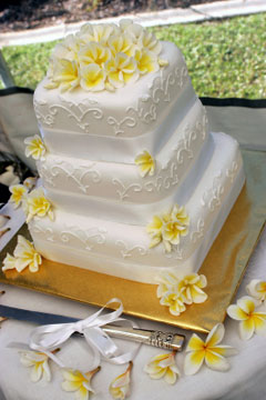 square wedding cakes