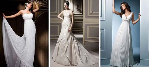 empire wedding gowns