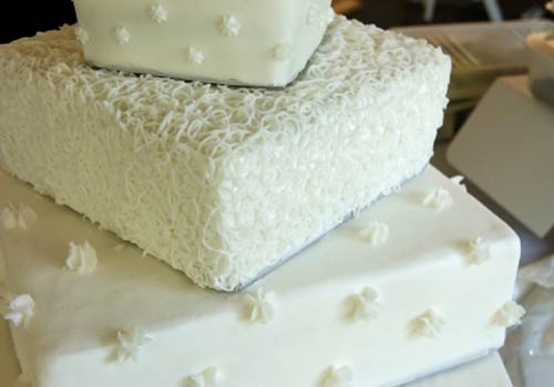 square wedding cakes