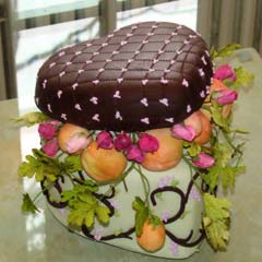 fruit wedding cake