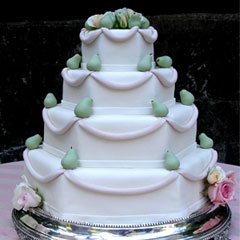 hexagon wedding cakes