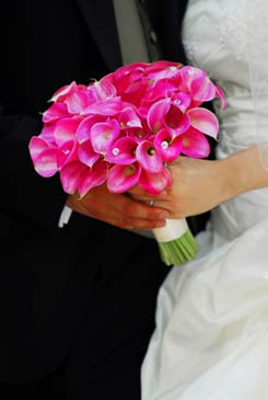 pink bridal bouquet pictures