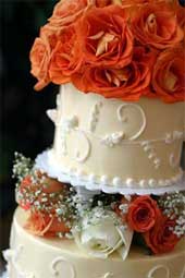 wedding cake flowers