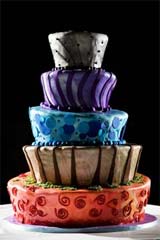 colourful fondant icing