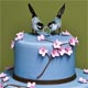 blue wedding cakes