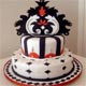 Art Deco Wedding Cake