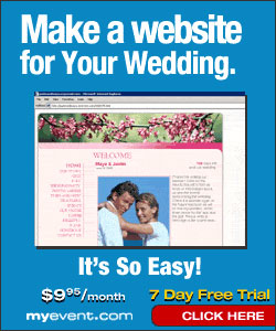 personal wedding website template