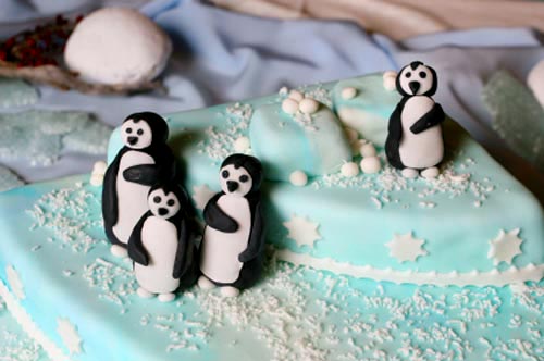 winter cakes wedding novelty
