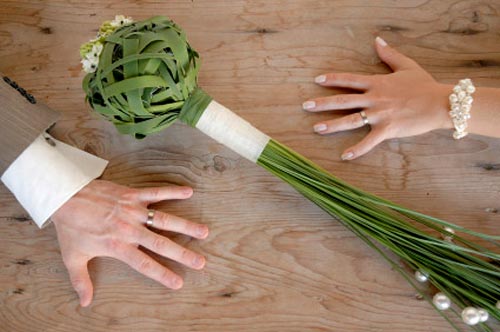 bridal bouquet pictures green 2 - skepter bouquet