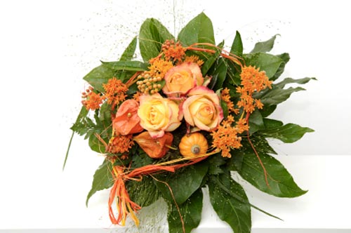 orange bridal bouquet pictures 10