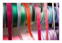 bridal bouquet ribbons