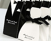 unique texedo wedding favors